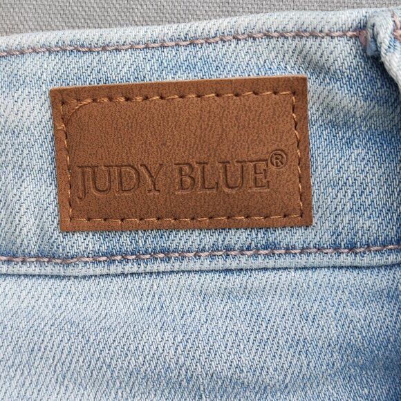 Judy Blue Jeans women's 22W Denim blue colour Boyfriend Fit Destructed - Picture 5 of 15